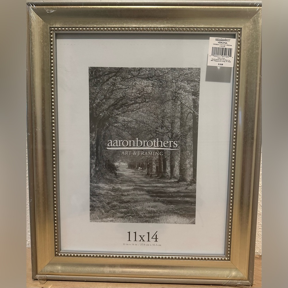 Aaron Brothers Elegant Gold Beaded Picture Frame